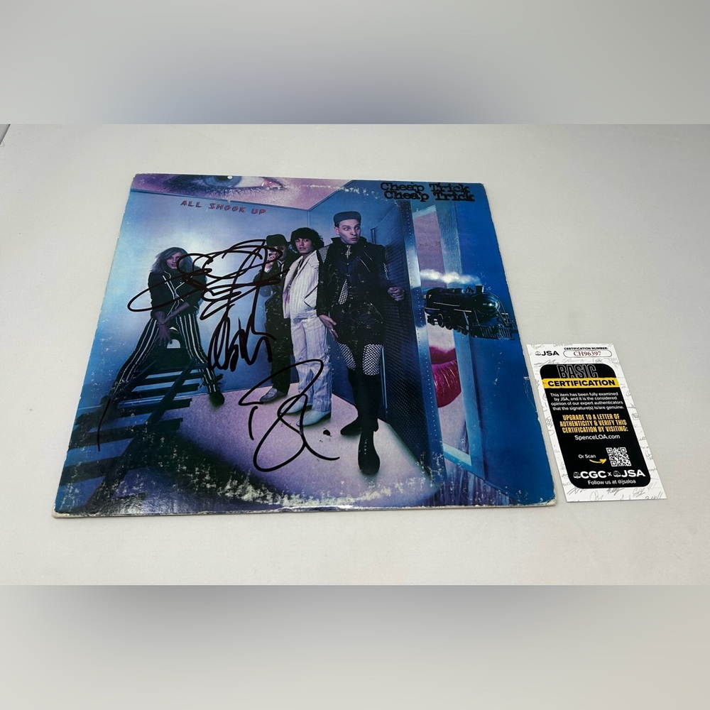 Cheap‎ Trick signed All Shook Up Album JSA COA